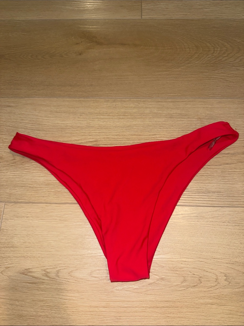 Women's Red Bikini Bottom - Classic Cut